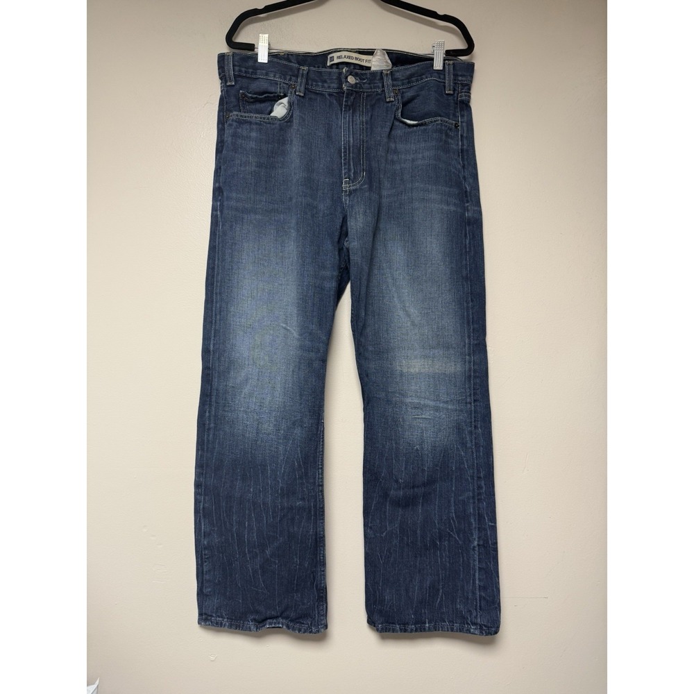 GAP Relaxed Boot Fit Men's Dark Wash Denim‎ Jeans 38x32
